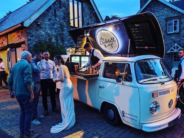 Secondhand Unique 1978 VW Camper Van Mobile Wedding and Event Bar For Sale