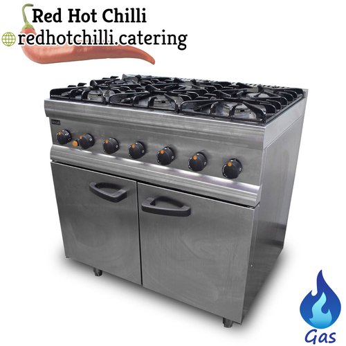 Secondhand Lincat 6 Burner Oven Range For Sale Secondhand Lincat 6 Burner Oven Range For Sale