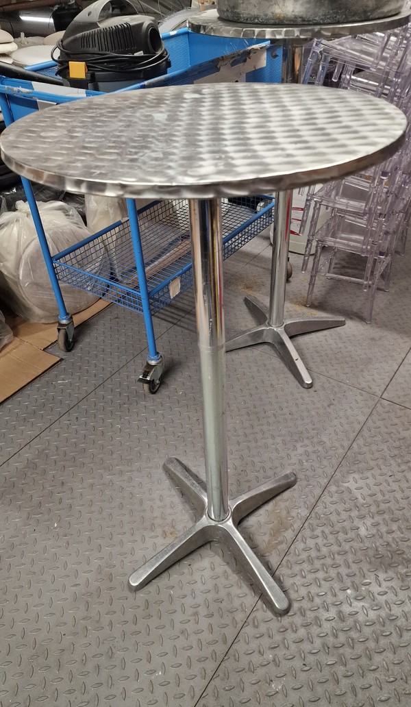 6x Aluminium Poseur Tables