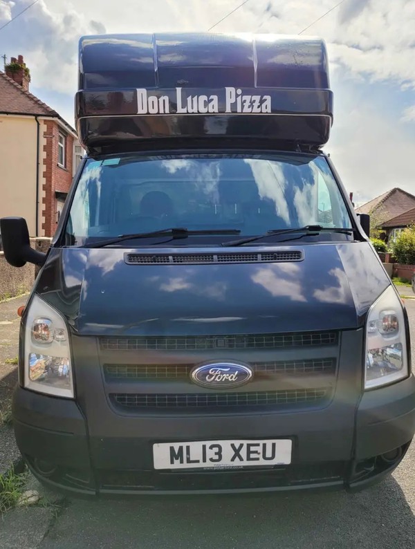 Secondhand Used Food Truck Catering Van Wood Fired Pizza Van