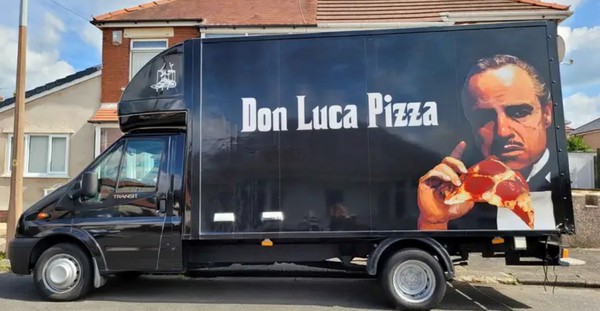 Used Food Truck Catering Van Wood Fired Pizza Van For Sale