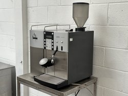 Secondhand Used Franke Evolution Bean to Cup Coffee Machine with Milk Fridge For Sale