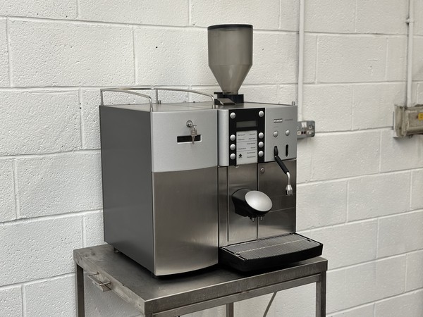 Secondhand Used Franke Evolution Bean to Cup Coffee Machine with Milk Fridge
