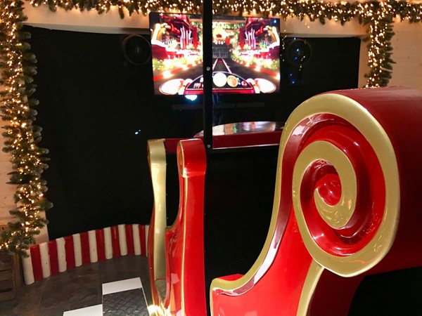 Santa's Sleigh VR ride