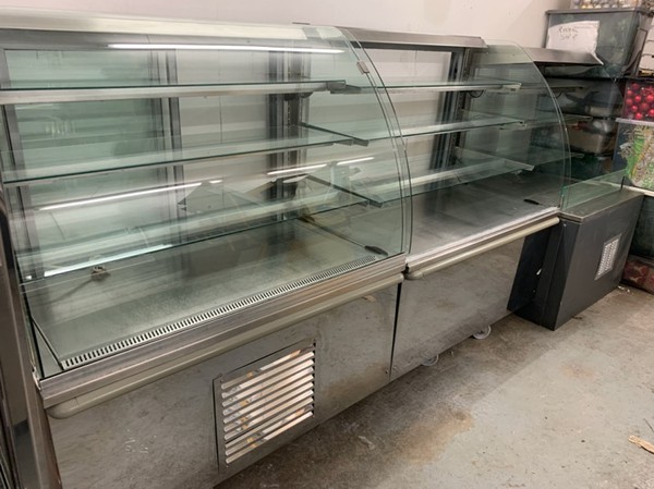 Used Set Of 3 Bakery Display Counters