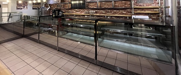 Secondhand 3x Modern Bakery Display Counters