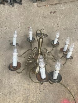 3x Chandelier 8 Arm For Sale