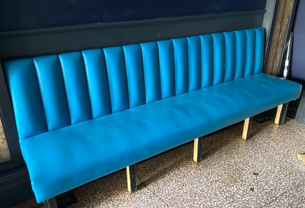 Secondhand 4x Banquette Seating With Kickboards