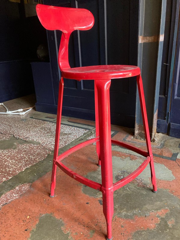 16x Metal Bar Restaurant Stools For Sale