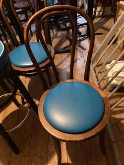 Secondhand 12x Padded Restaurant/Bar Chairs For Sale