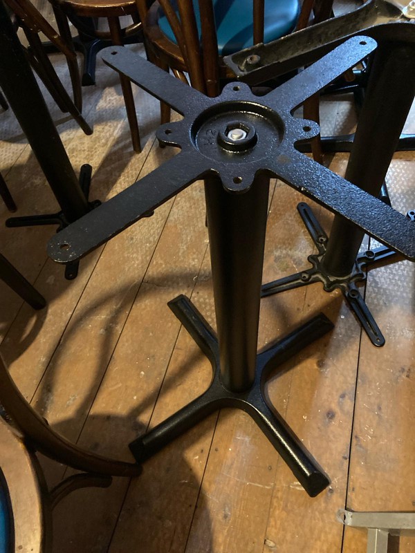 Secondhand 12x Cast Iron Table Bases For Sale