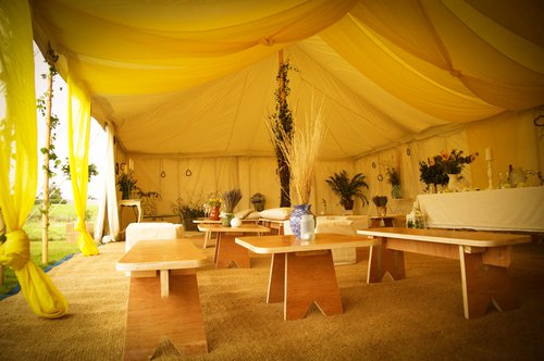 9m (30') x 27m (90') Roof Lining (Flat/Ivory) For Pole Marquee For Sale 9m (30') x 27m (90') Roof Lining (Flat/Ivory) For Pole Marquee For Sale