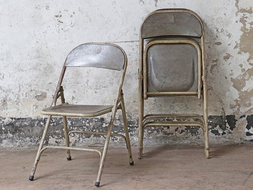 Secondhand Chairs and Tables Folding Chairs