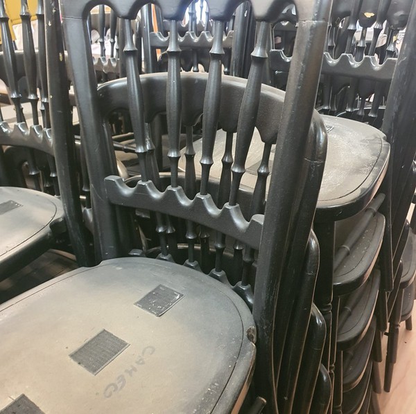 98x Black Cheltenham Chairs For Sale