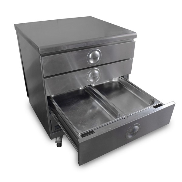 Secondhand Victor Three Drawer Mobile Heated Unit