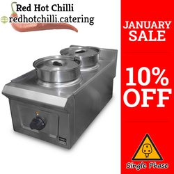 Falcon 2 Pot Dry Heat Bain Marie (Ref: RHC8277) - Warrington, Cheshire