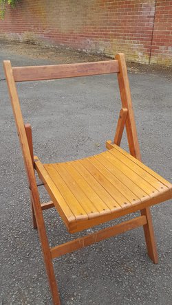 Vintage folding chairs for sale