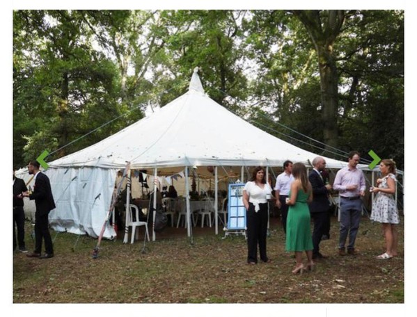 35ft x 35ft Traditional marquee.