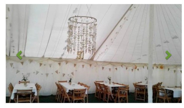 Ivory lining - trad marquee