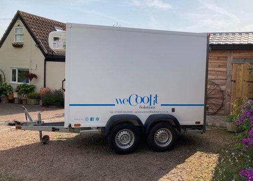 Secondhand Used 10ft White Refrigerated Trailer For Sale Secondhand Used 10ft White Refrigerated Trailer For Sale