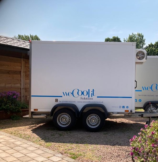 Secondhand 10ft White Refrigerated Trailer
