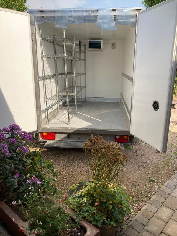 Secondhand 10ft White Refrigerated Trailer For Sale