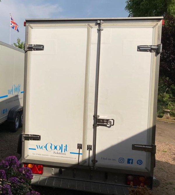 Used 10ft White Refrigerated Trailer
