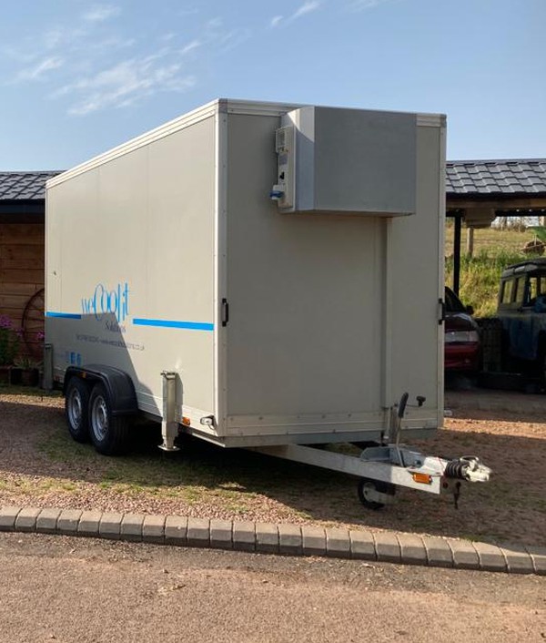 Secondhand Used 14ft Grey Refrigerated Trailer