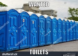 Toilets And Toilet Trailer Wanted
