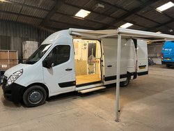 Secondhand Used Vauxhall Movano Ideal Camper Conversion Motocross Van or Exhibition Unit For Sale