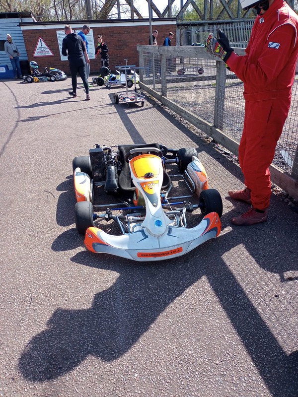 NJR Octane kart with Rotax Max 125cc engine