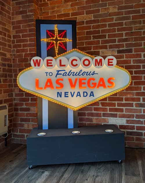 Secondhand Handmade Las Vegas Sign For Sale Secondhand Handmade Las Vegas Sign For Sale