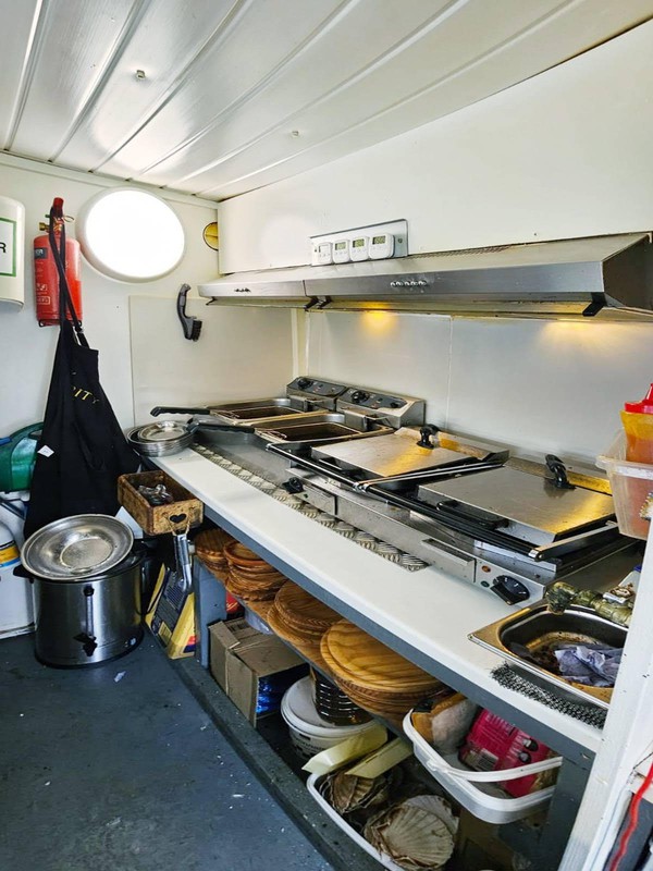 Seafood Catering Trailer Interior