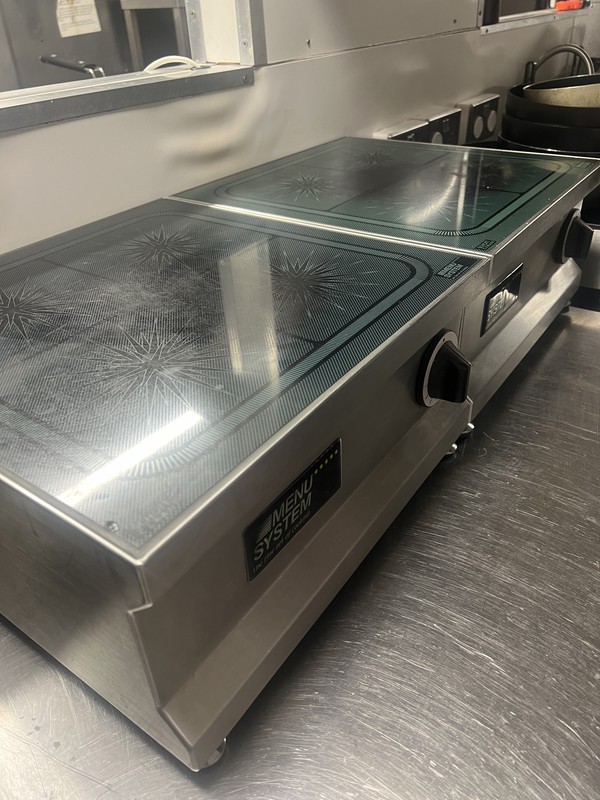 Commercial Menu System  Induction Hob