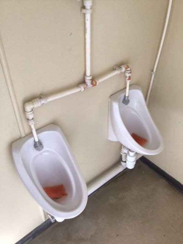 Gents urinals