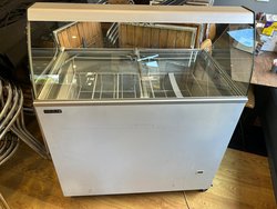 Tefcold Serve Over Ice Cream Cabinet