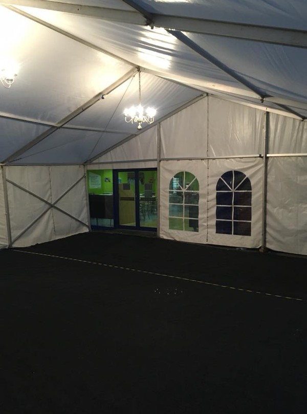 Secondhand Sunrise Marquee 9m x 12m Clearspan For Sale