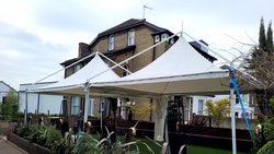 4x Pagoda marquees 5m x 5m