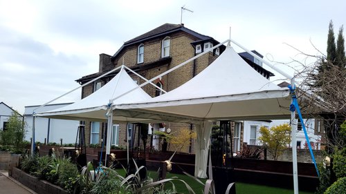 4x Pagoda marquees 5m x 5m 4x Pagoda marquees 5m x 5m