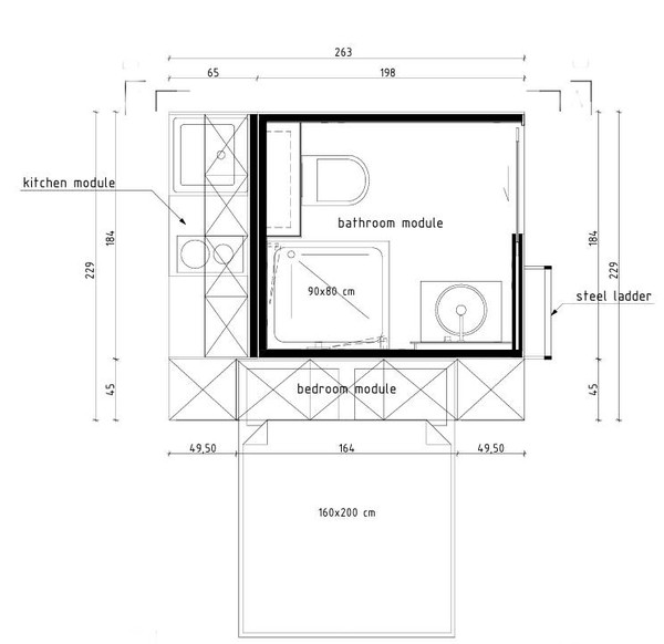 Bathroom module