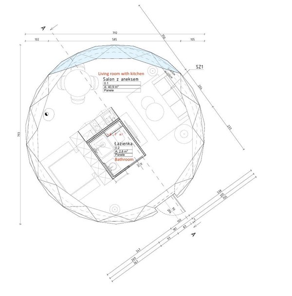 Dome layout