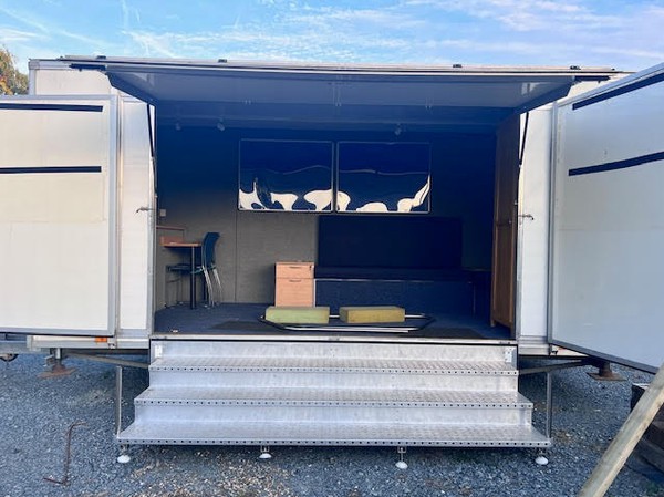 5m Open Fronted Exhibition Trailer For Sale