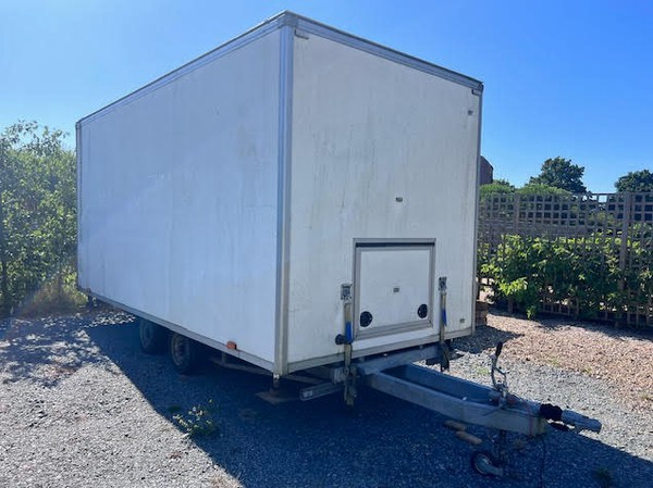 Used 5m Open Fronted Exhibition Trailer