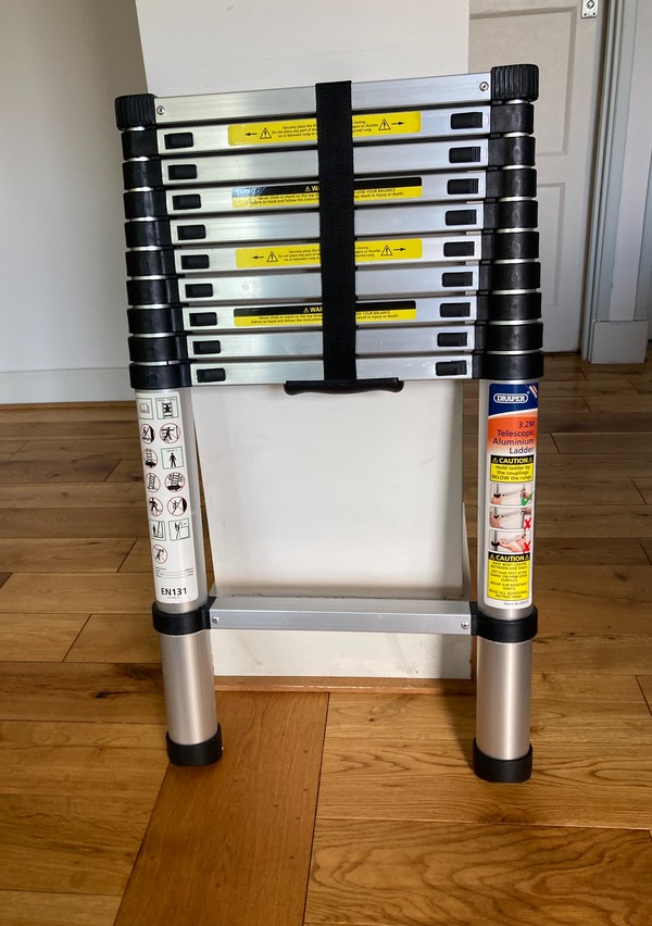 Draper Telescopic Aluminium Ladder 3.2m For Sale