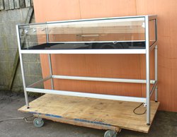 Secondhand 1500mm Glass Display Counter For Sale