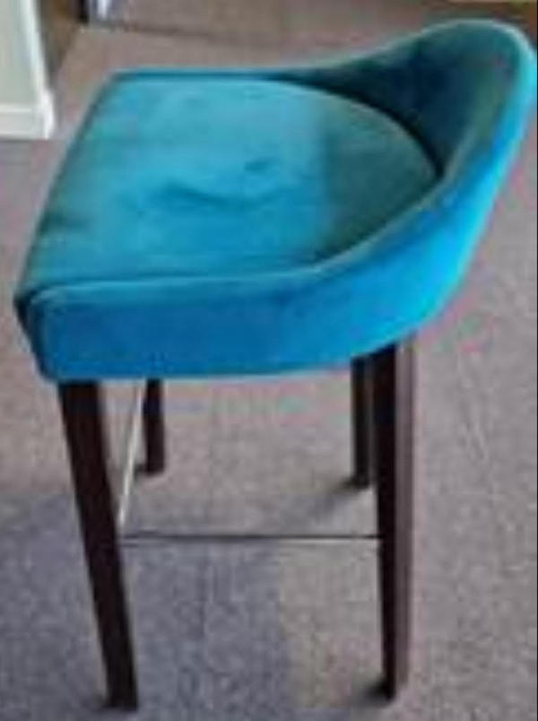 Turquoise High Bar stools