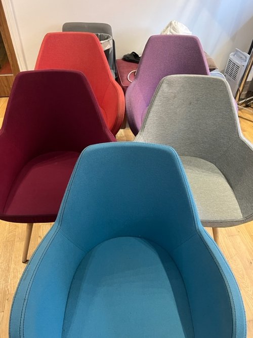 Secondhand Used 48x Profim Fan 10HW Arm Chair For Sale Secondhand Used 48x Profim Fan 10HW Arm Chair For Sale