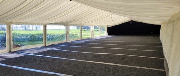 Ex hire marquee linings