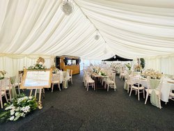 Secondhand Used 9m x 30m Marquee With Full Set Up For Sale