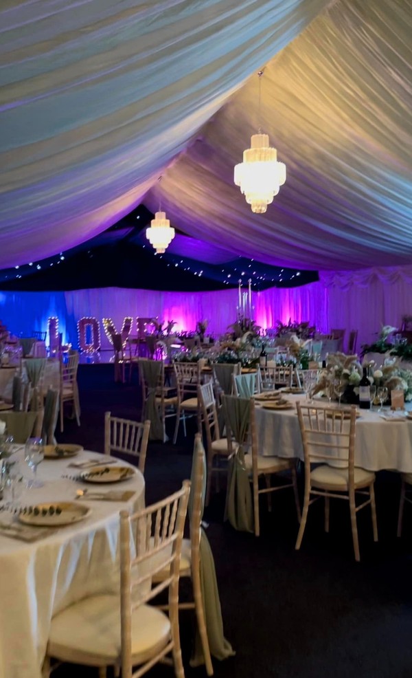 9m x 30m Marquee With Full Set Up